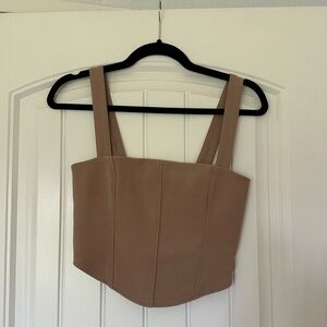 Abercrombie Brown Corset Top